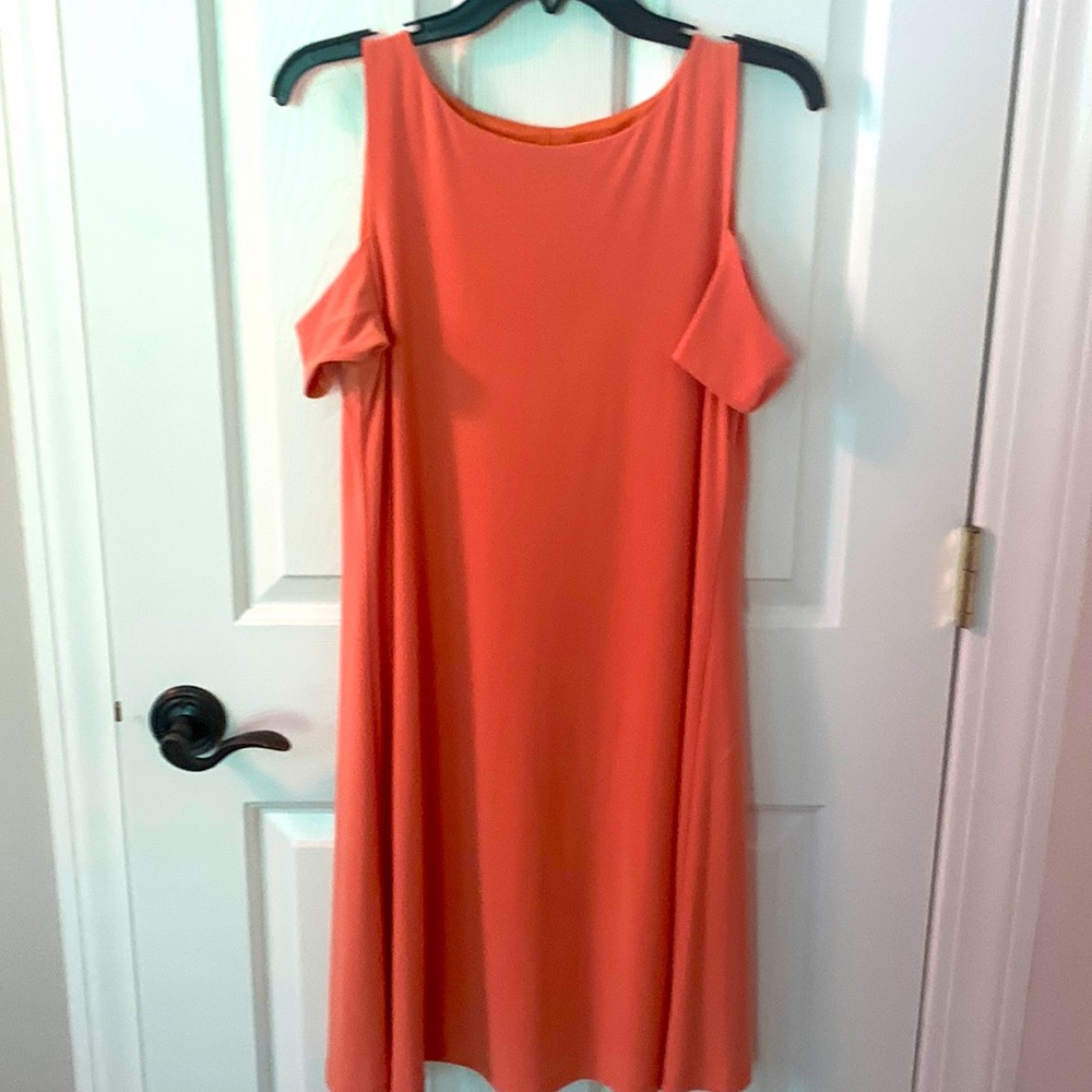 Cut out shoulder dress